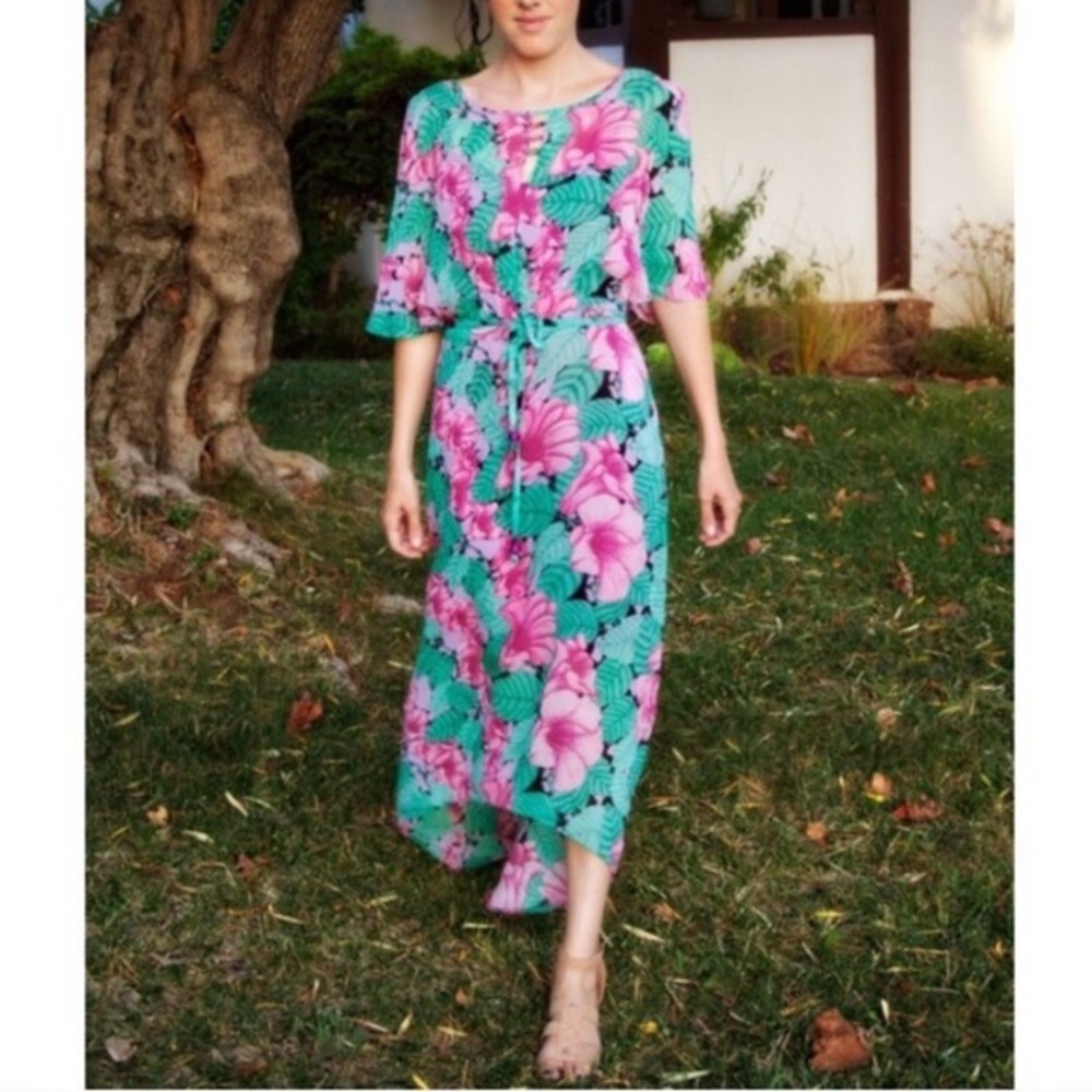 Anthropologie Floral Dress - Size 2 - Leifnotes